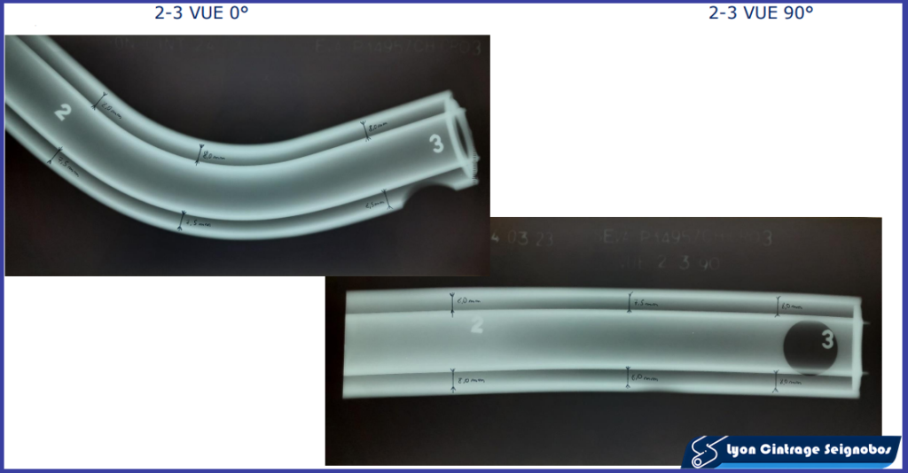 Contrôle par radiographie de Tube dans Tube